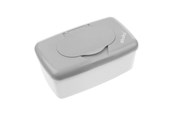 Babypflege - Akuku Box for water wipes grey/white - A0532