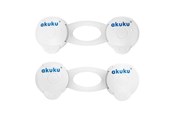 Babypflege - Akuku Safety lock (2pcs) / white - A0648