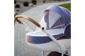 Babypflege - Akuku Mosquito net for stroller WHITE - A0445