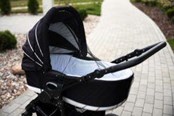Babypflege - Akuku Mosquito net for stroller BLACK - A0446