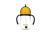Babypflege - Akuku Non-spill cup with weighted straw NAVY BLUE/YELLOW - A0165