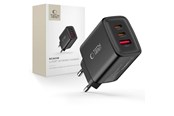 Handys - Adapter und Ladegeräte - Tech-Protect NCA65W-GAN 3-Ports 65W AC Charger - Black - 5906302336081