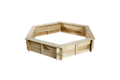 Spiele im Freien - Nordic Play Sandkasten 6-eckig NORDIC PLAY - 805-700
