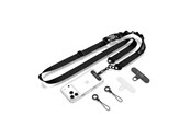 Handys - Anderes Zubehör - Tech-Protect C9S Rope Crossbody Phone Lanyard - Black - 5906302339655