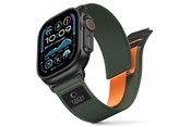 Smartwatch - Accessories - Tech-Protect Nylon Elite Strap for Apple Watch 44 / 45 / 46 / 49 mm - Green & Orange - 5906302339969