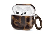 Handys - Cover & Cases - Tech-Protect Lamano Case for AirPods 4 - Brown and Black - 5906302352517