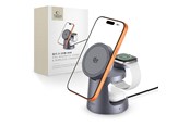 Handys - Adapter und Ladegeräte - Tech-Protect Wireless charger QI2.2-25W-A48 3in1 magnetic - navy blue - 5906302352531