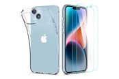 Handys - Cover & Cases - Spigen Crystal Case and Tempered Glass Set for iPhone 14 Plus - Clear - 21134-0