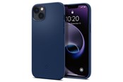 Handys - Cover & Cases - Spigen Silicone Fit Mag Case with MagSafe for iPhone 14 Plus - Blue - 21224-0