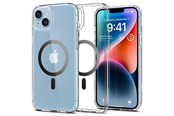 Handys - Cover & Cases - Spigen Ultra Hybrid Mag Case with MagSafe for iPhone 14 Plus - Clear Gray - 21312-0