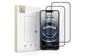 Handys - Schutzfolie - Tech-Protect Glass Fit+ 2-pack Tempered Glass for iPhone 17e / 16e / 14 / 13 Pro / 13 - Black - 5906302360123