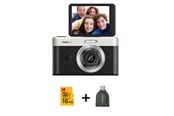 Digital Kameras - KODAK Pixpro Friendly Zoom C1 Black + Dongle - Compact Digital Camera - C1BK3 Black