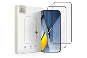 Handys - Schutzfolie - Tech-Protect Glass Fit+ 2-pack for Xiaomi Poco F8 Pro Ultra - Black - 5906302352661