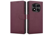 Handys - Cover & Cases - Tech-Protect Wallet Case for Xiaomi Redmi Note 15 Pro 5G - Burgundy - 5906302352913