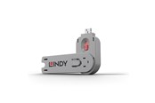 Systemzubehör - Lindy USB A Port Blocker Key Pink for No. 40450 and 40460 - 40620