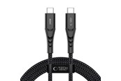 USB Kabel - Tech-Protect Ultraboost UB11T USB-C / USB-C PD 240W / QC3.0 200 cm Cable - Black - 5906302353132