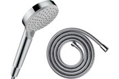 Dusch- und Montagezubehör - Hansgrohe vernis blend hand shower set dia. 100mm chrome - 26953000