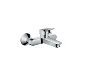Mischbatterien und Armaturen - Hansgrohe logis single lever basin mixer for wall chrome - 71225000