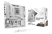 Mainboard - ASRock B850M Challenger WiFi White Mainboard - AMD B850 - AMD AM5 - DDR5 RAM - Micro-ATX - 90-MXBU50-A0UAYZ