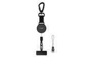 Handys - Anderes Zubehör - Tech-Protect UrbanLoop Anti-theft Holder with Retractable Phone Cord - Black - 5906302323418