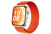 Smartwatch - Accessories - Tech-Protect Nylon Strap on an Huawei Watch Fit 3 / 4 / 4 Pro / 5 / 5 Pro - Orange - 5906302323654