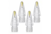 Handys - Anderes Zubehör - Tech-Protect Stylus Tips 4-Pack Interchangeable Tips for Apple Pencil - Transparent - 5906302323968