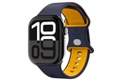 Smartwatch - Accessories - Spigen Nano Pop Strap for Apple Watch 40/41/42 mm - Navy Blue/Orange - 28088-0