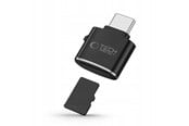 Speicherkarten Lesegerät/Adapter - Tech-Protect UltraBoost microSD card reader adapter with USB-C - black - 5906302361953