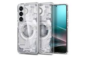 Handys - Cover & Cases - Spigen Ultra Hybrid Mag MagSafe Case for Samsung Galaxy S26 Zero One - Clear and White - 29404-0
