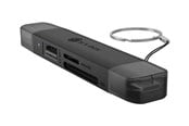 Speicherkarten Lesegerät/Adapter - ICY BOX IB-CR203-CU3 - card reader - USB 3.2 Gen 1 / USB-C / USB-A - IB-CR203-CU3