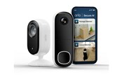 Netzwerkkamera - Arlo Essential 3 - Essential Outdoor & Doorbell Security Kit - network surveillance camera - with Video Doorbell HD - BUN3070-3001EUS