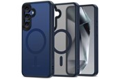Handys - Cover & Cases - Tech-Protect  MagMat MagSafe Case for Samsung Galaxy S25 - Clear Blue - 5906302362561