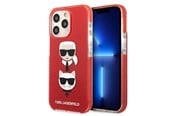 Handys - Cover & Cases - Karl Lagerfeld Karl&Choupette Head Case for iPhone 13 Pro / iPhone 13 - Red - 3666339048709