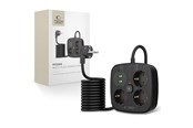 Handys - Adapter und Ladegeräte - Tech-Protect PCS3X4 Power Strip 3 AC Outlets 2xUSB-A 2xUSB-C 200 cm - Black - 5906302363414