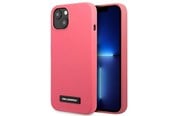 Handys - Cover & Cases - Karl Lagerfeld Silicone Plaque iPhone 13 Case - Fuchsia - 3666339048815