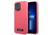 Handys - Cover & Cases - Karl Lagerfeld Silicone Plaque Case for iPhone 13 Pro / iPhone 13 - Fuchsia - 3666339048822