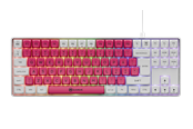 Tastaturen - AeroCool Gamiac TKL90G - White/Red - TKL - Kailh Blue - GAKM-G90NW2R.21