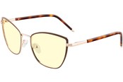 Gaming-Brille - Gunnar (Kista) Erika - Coffee Gold - Amber - ERI-02901