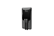 Powerbank (Akku) - Gembird 20 W Fast charging powerbank with cable Powerbank (Akku) - schwarz - 10000 mAh - PB10-PD20-LCD-01