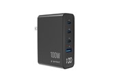 Handys - Adapter und Ladegeräte - Gembird 4-port 100 W GaN USB fast charger - TA-UC-1A3C-PD100-01-BK