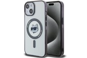 Handys - Cover & Cases - Karl Lagerfeld KLHMP15SHCHNOTK iPhone 15 6.1" transparent hardcase IML Choupette`s Head MagSafe - 3666339162030