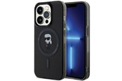 Handys - Cover & Cases - Karl Lagerfeld KLHMP15XHFCKNOK iPhone 15 Pro Max 6.7" black/black hardcase IML Ikonik MagSafe - 3666339162184
