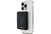 Powerbank (Akku) - Karl Lagerfeld NFT Outline Ikonik MagSafe 5000mAh induction power bank - black - 5000 mAh - 3666339172176