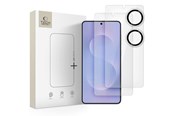Handys - Schutzfolie - Tech-Protect Glass Set+ 3-pack Tempered Glass for Samsung Galaxy S25 Edge - Clear - 5906302368204