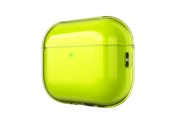 Handys - Anderes Zubehör - KeyBudz Jelly Series Transparent Shell for AirPods Pro 3rd Gen - Neon yellow - APP3_S10_NYL
