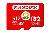 Speicherkarten - SANDISK - for Nintendo Switch 2 - flash memory card - 512 GB - microSDXC Express - SDSQXFN-512G-GR6ZN