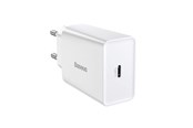 Handys - Adapter und Ladegeräte - Baseus Speed Mini Quick Charger USB-C PD 3A 20W - White - CCFS-SN02
