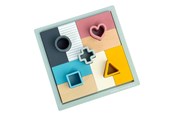 Baby Spielzeug - Bigjigs Wooden Mosaic Puzzle - 14 pcs. - 36002