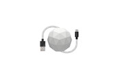 USB Kabel - Usbepower Cosmo Cable USB-A to Ligtning 1m - White - USBE_COSMO_L_WH