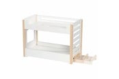 Puppen & Zubehör - Goki Wooden Doll Bunk Bed with Slide - 51451
